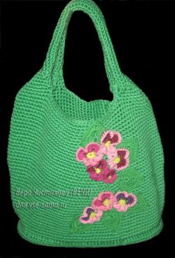 Пляжная сумка Зеленая лужайка, фото