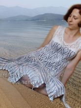 Платье голубая волна, фото