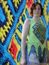 Модель в этно стиле, фото