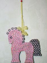 Мастер-класс - Лошадка из макарон