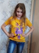 Футболка с совой, фото