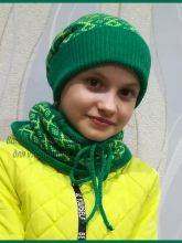 Комплект - шапка и снуд, фото