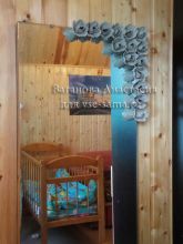 Цветочный декор зеркала, фото