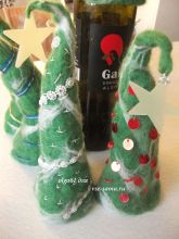 Войлочные ёлочки, фото