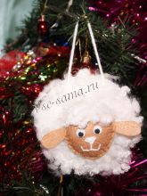 Барашек из фетра и синтепона, фото