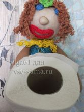 МК - Манька - держатель бумаги, фото МК - Манька - держатель бумаги, фото