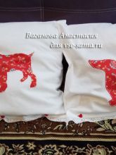 Подушка и наволочки, фото