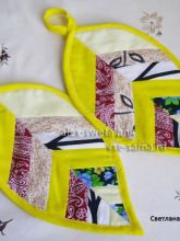 Прихватка Осенний листок, фото