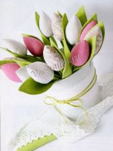 Шьем текстильные тюльпаны