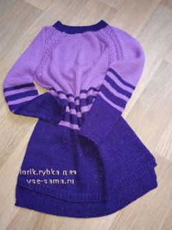 Фиолетовая туника, фото