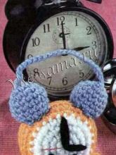 Будильник - вязаная игрушка