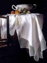 Кружевная отделка для скатерти, фото