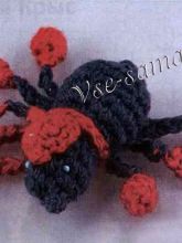Паучок - вязаная игрушка