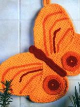 Прихватка - бабочка