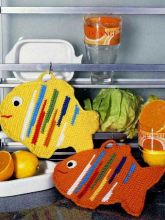 Прихватки — рыбки