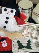 Прихватки с зимними мотивами