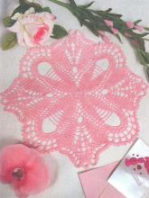 Розовая салфетка