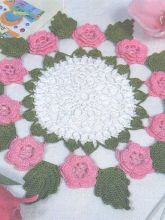 Салфетка с розочками