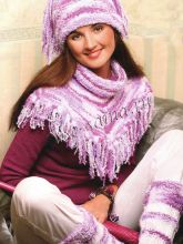 Шапка, накидка и гетры