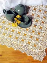 Скатерть со звездочками-розетками