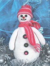 Снеговик высотой 23 см