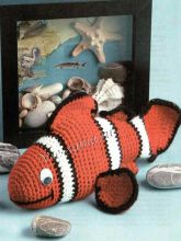 Вязаная игрушка - Рыбка Немо