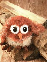 Вязаная игрушка - Сова