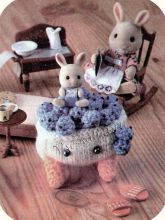 Вязаная игрушка - Ванночка с пузырьками