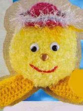 Вязаная игрушка Колобок