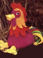Вязаный петух