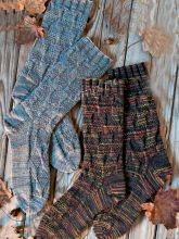 Мужские носки с рельефным узором в 2 вариантах, фото