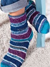 Носки с ажурными дорожками, фото