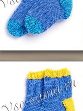 Носки в двух вариантах, фото