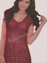 Ажурное шелковое платье, фото