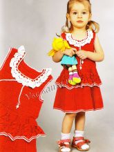 Детское красное платьице, фото