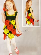 Детское платьице «листопад», фото