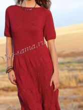 Элегантное красное платье, фото