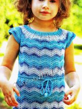 Меланжевое платьице для девочки 4 лет, фото