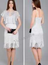 Платье и болеро спицами