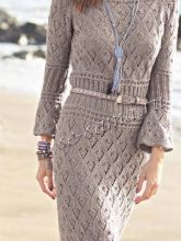 Платье с сочетанием узоров, фото