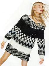 Платье с узорами, фото модели