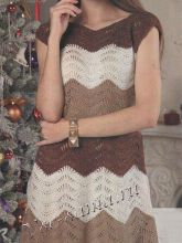 Платье в полоску узором павлиний хвост Платье в полоску узором павлиний хвост