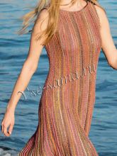 Полосатое мини-платье, фото