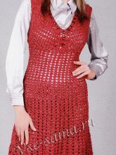 Сарафан коричневого цвета, фото