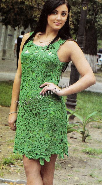 Зеленое платье Ирландия, фото модели