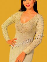 Золотое платье с пайетками, фото