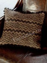 Наволочка с жаккардовым узором, фото