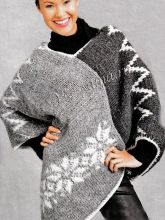 Пончо с зигзагами, фото