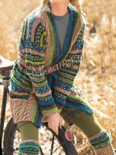 Жакет с узорами и гольфы, фото