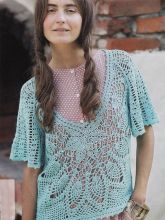 Бирюзовый пуловер Звезда